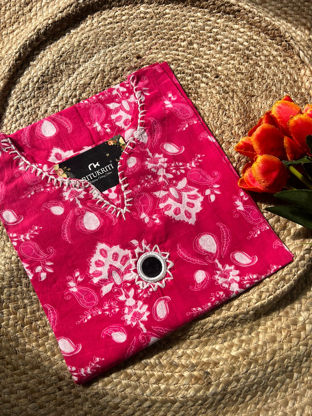 MIRRORWORK LONG KURTI