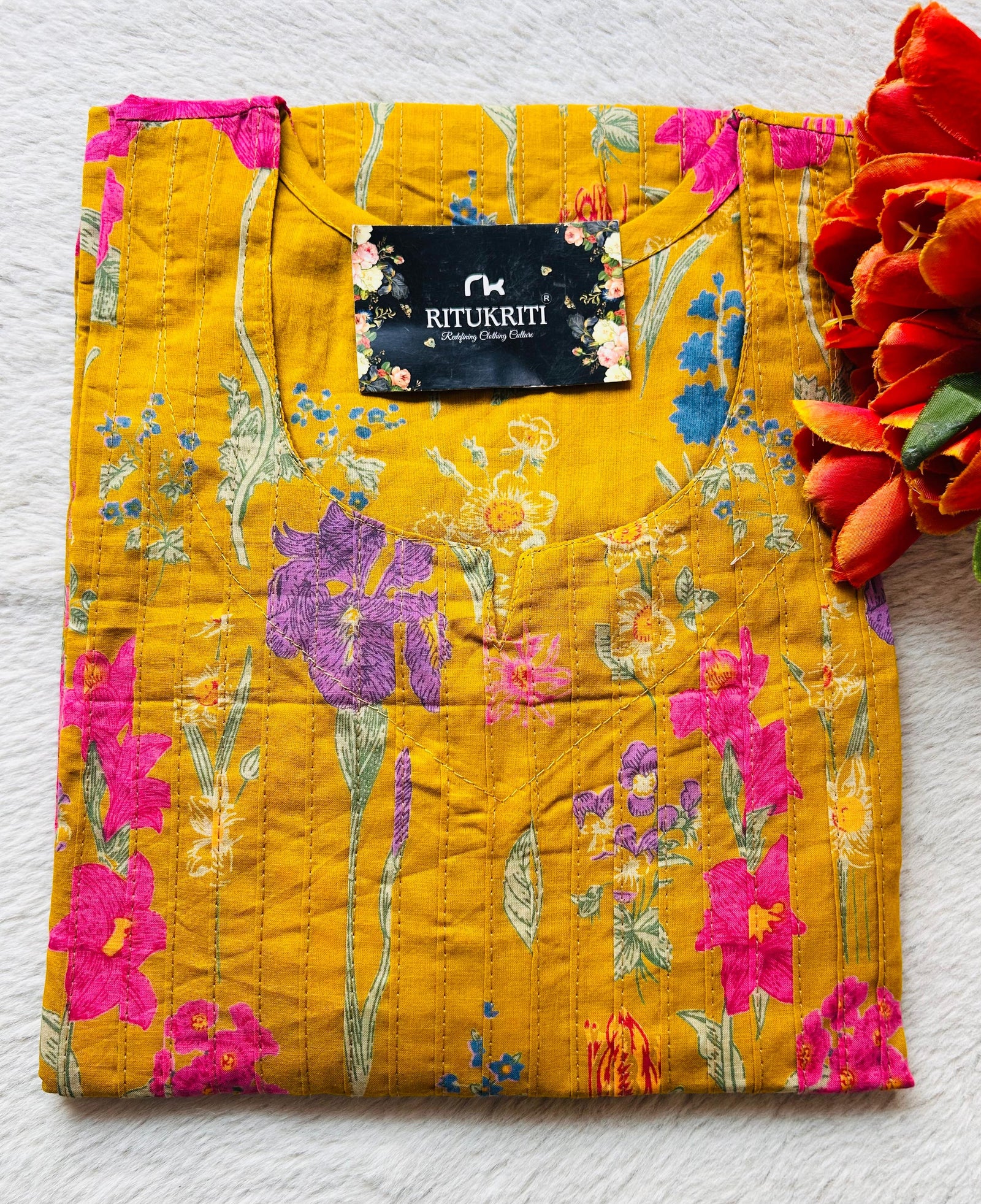 PLEATED LONG KURTI