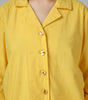 Lemon Sorbet: Schiffli Embroidered Cotton Co-ord Set with Scalloped Cut-work