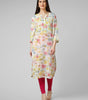 FLORAL PEAR WORK KURTI