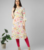 FLORAL PEAR WORK KURTI