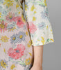 FLORAL PEAR WORK KURTI