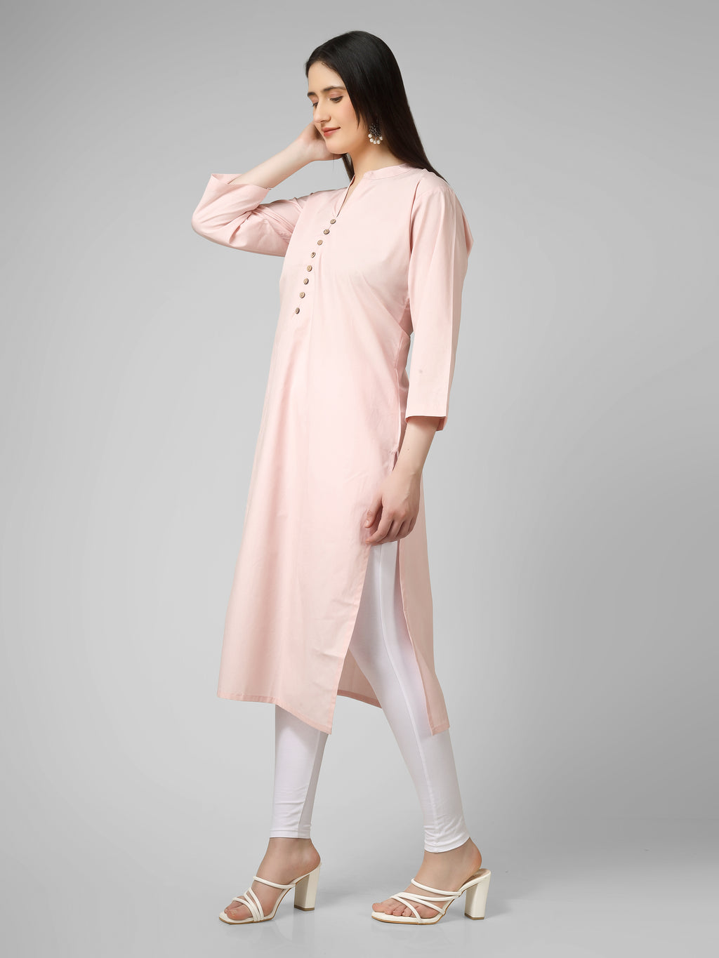 Blush Classic Straight Kurti