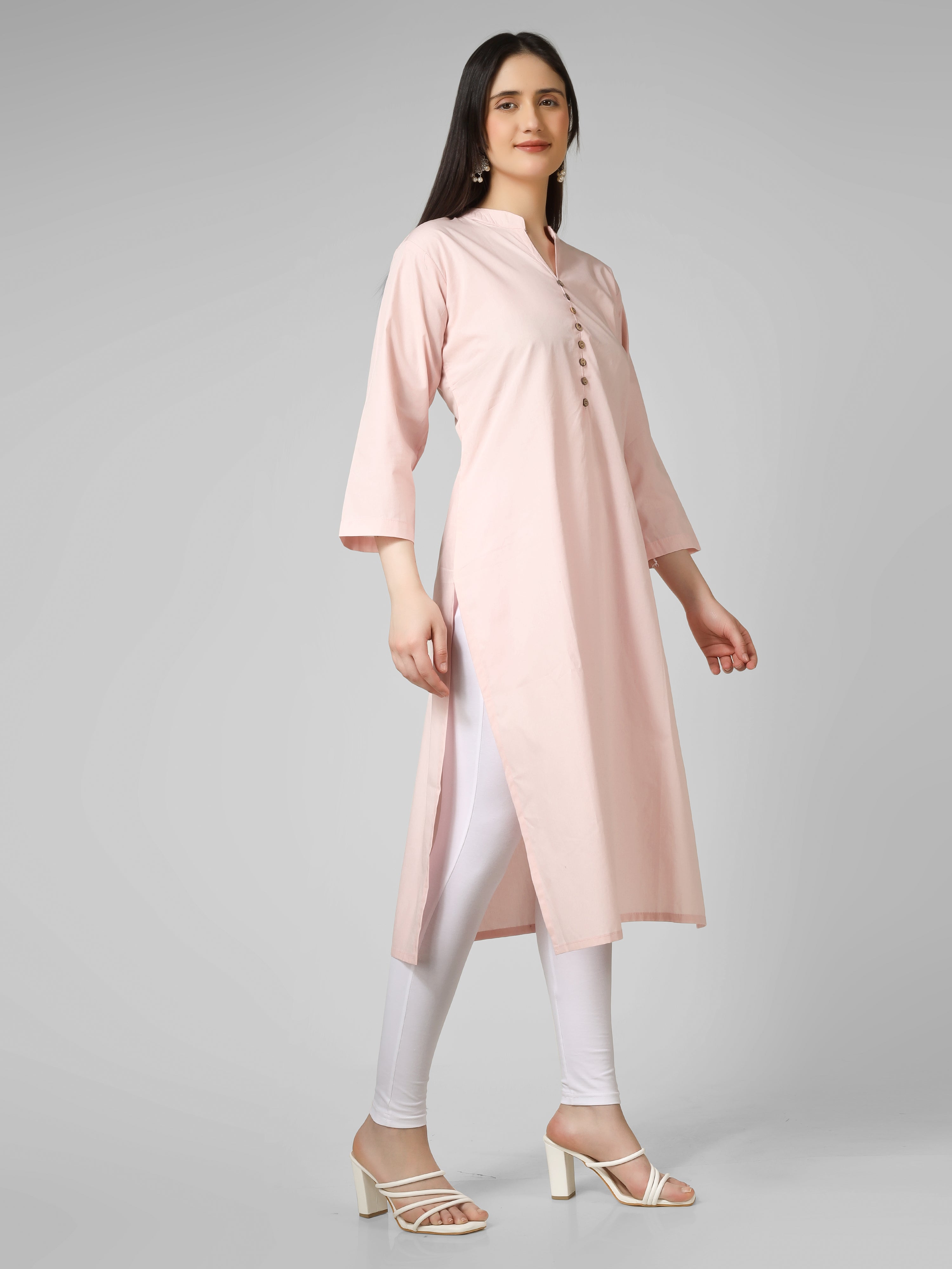 Blush Classic Straight Kurti