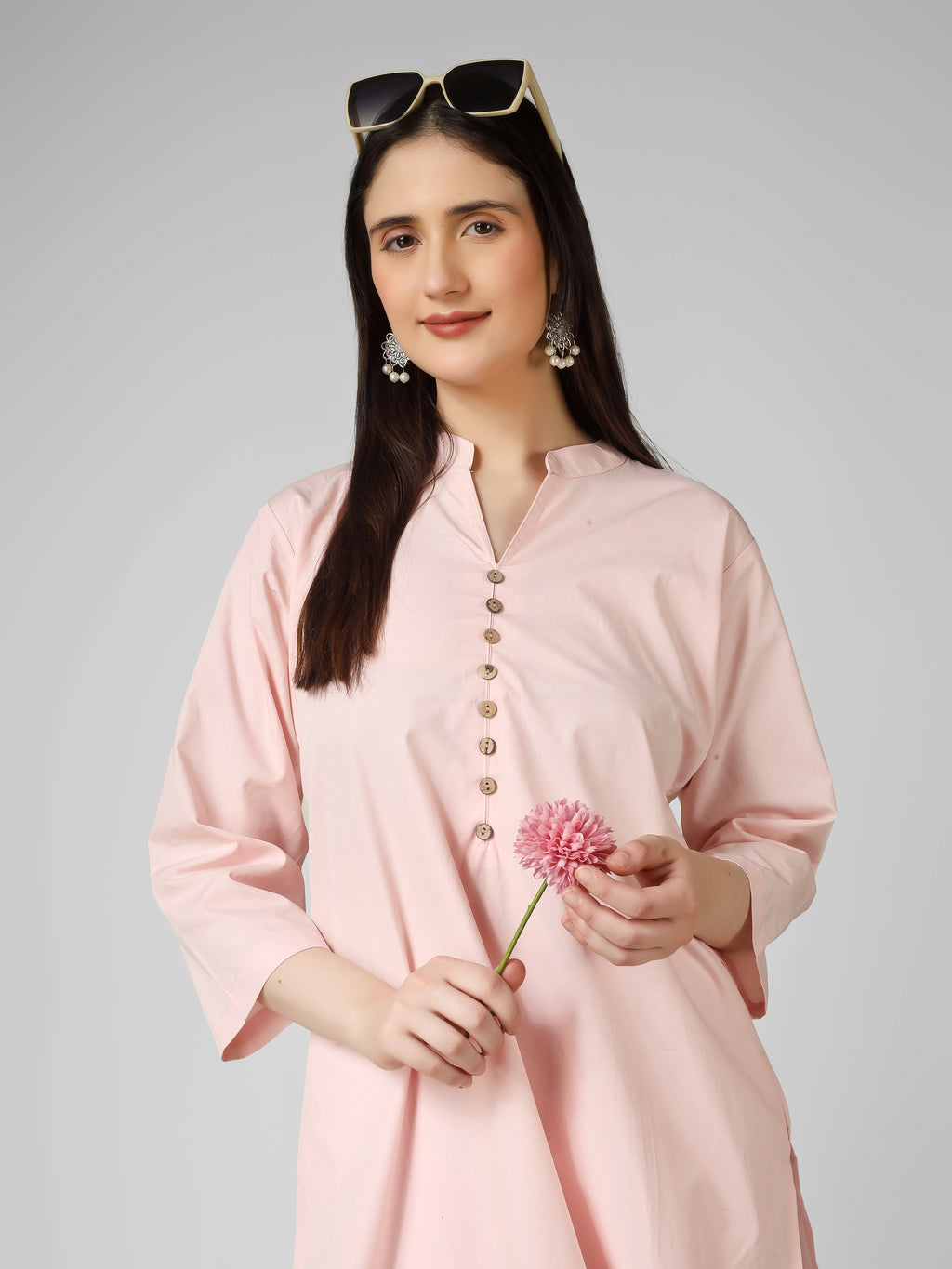 Blush Classic Straight Kurti