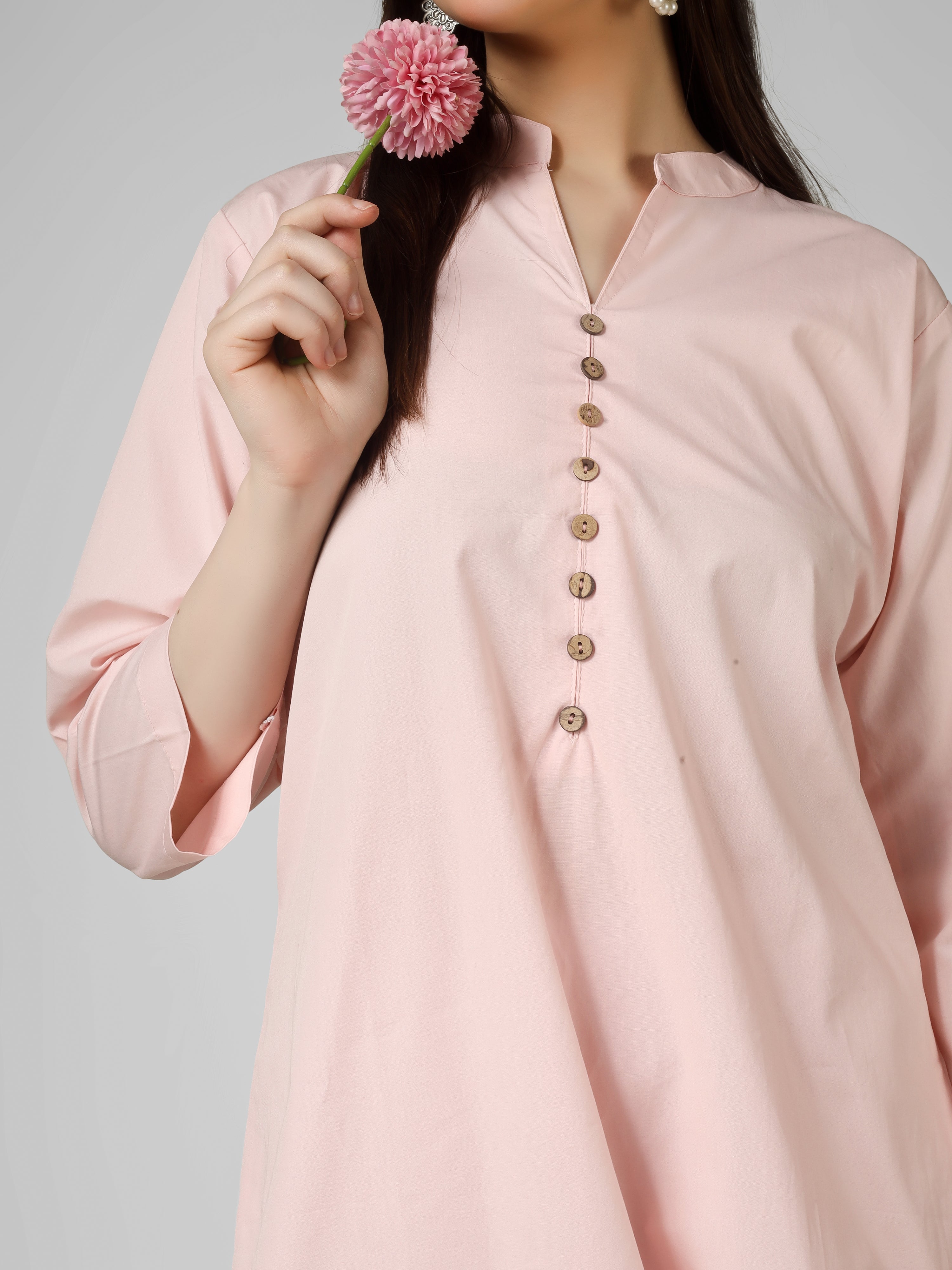 Blush Classic Straight Kurti