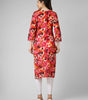 Vivid Radiance: Abstract Multi-Color Printed Kurti with Gota Patti Trim