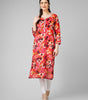 Vivid Radiance: Abstract Multi-Color Printed Kurti with Gota Patti Trim