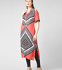 Coral Chevron Elegance Kurti