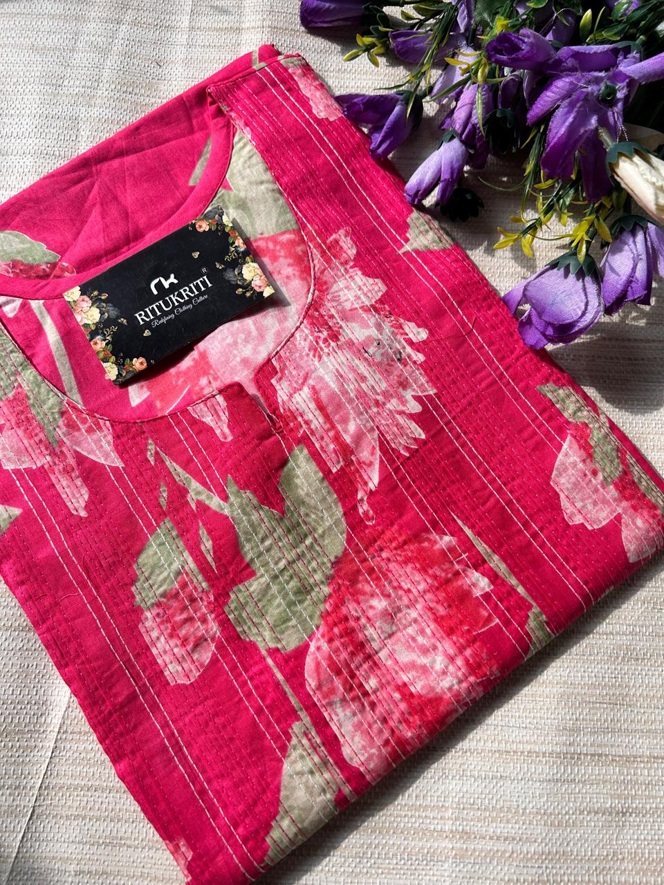 THREADWORK LONG KURTI