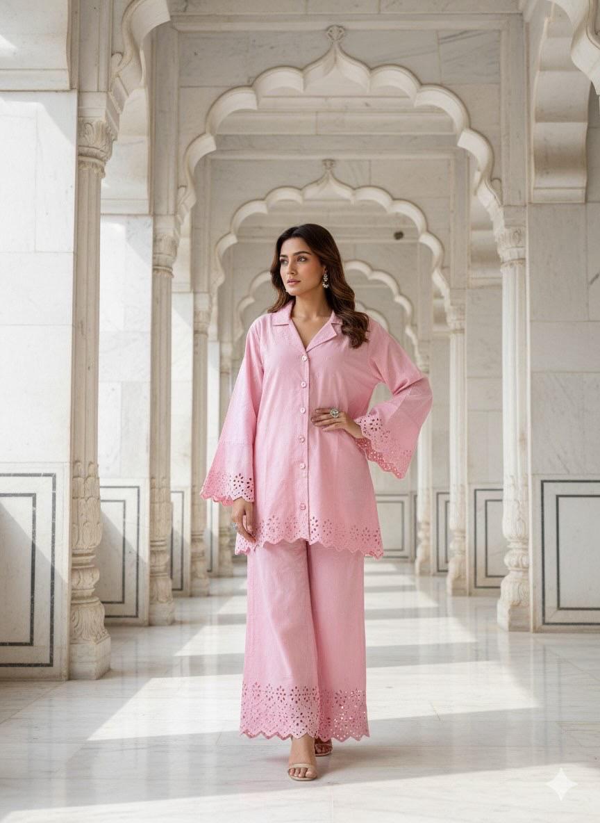 PREMIUM BABYPINK COORD SET