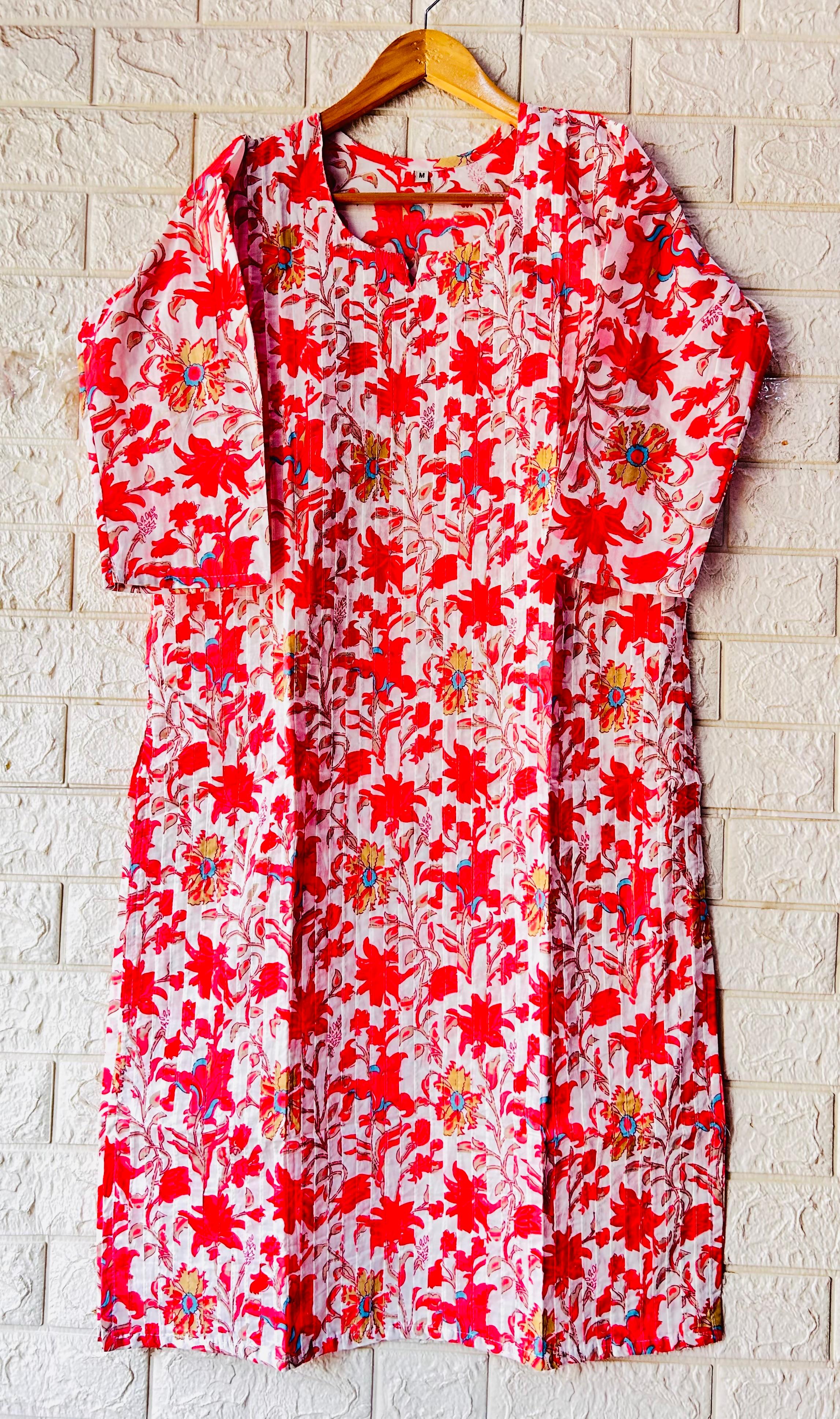 PLEATED LONG KURTI