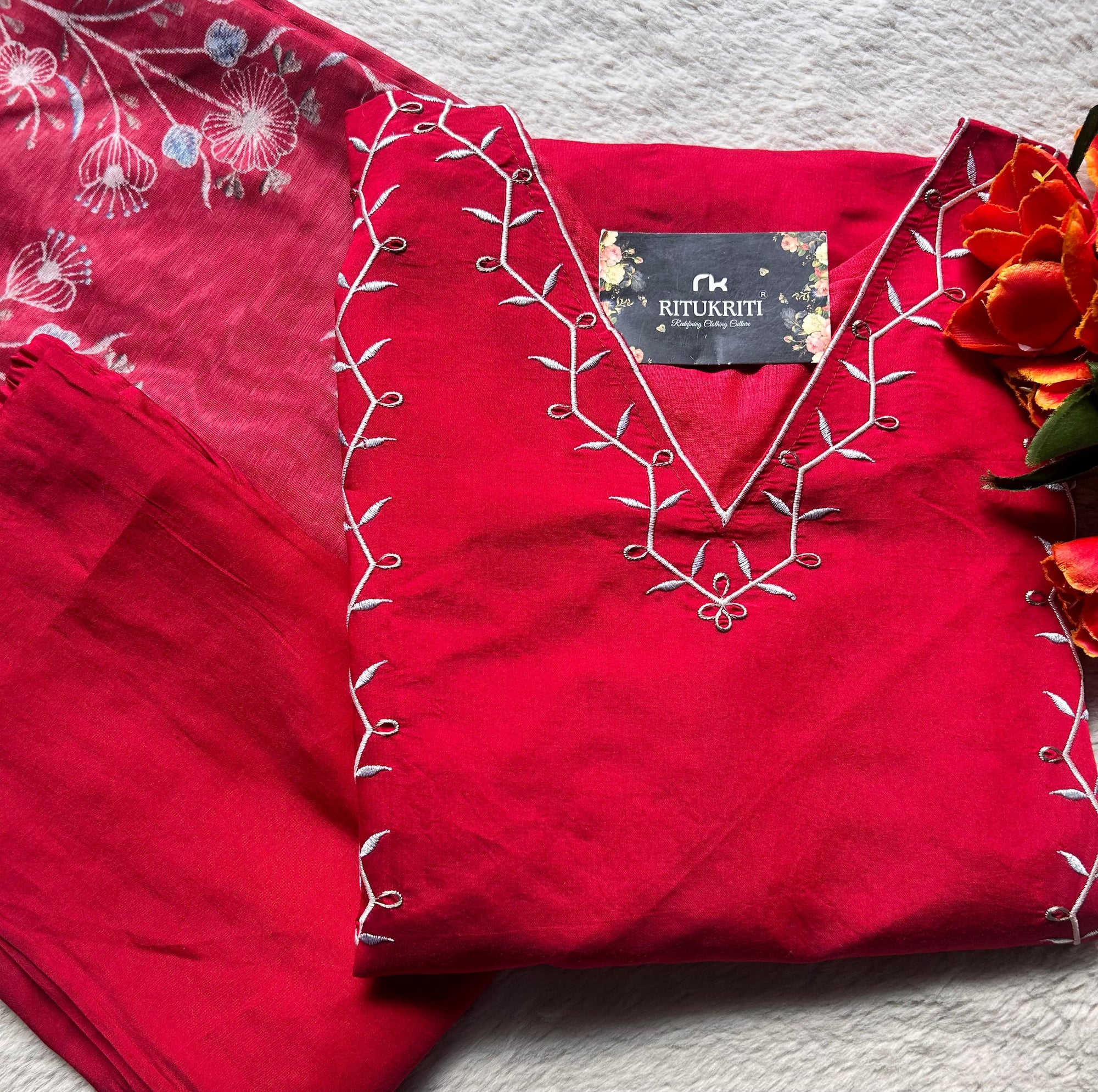 Roman silk embroidery 3 PIECE SET