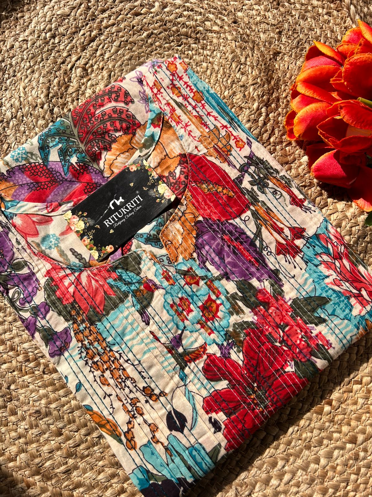 THREADWORK LONG KURTI