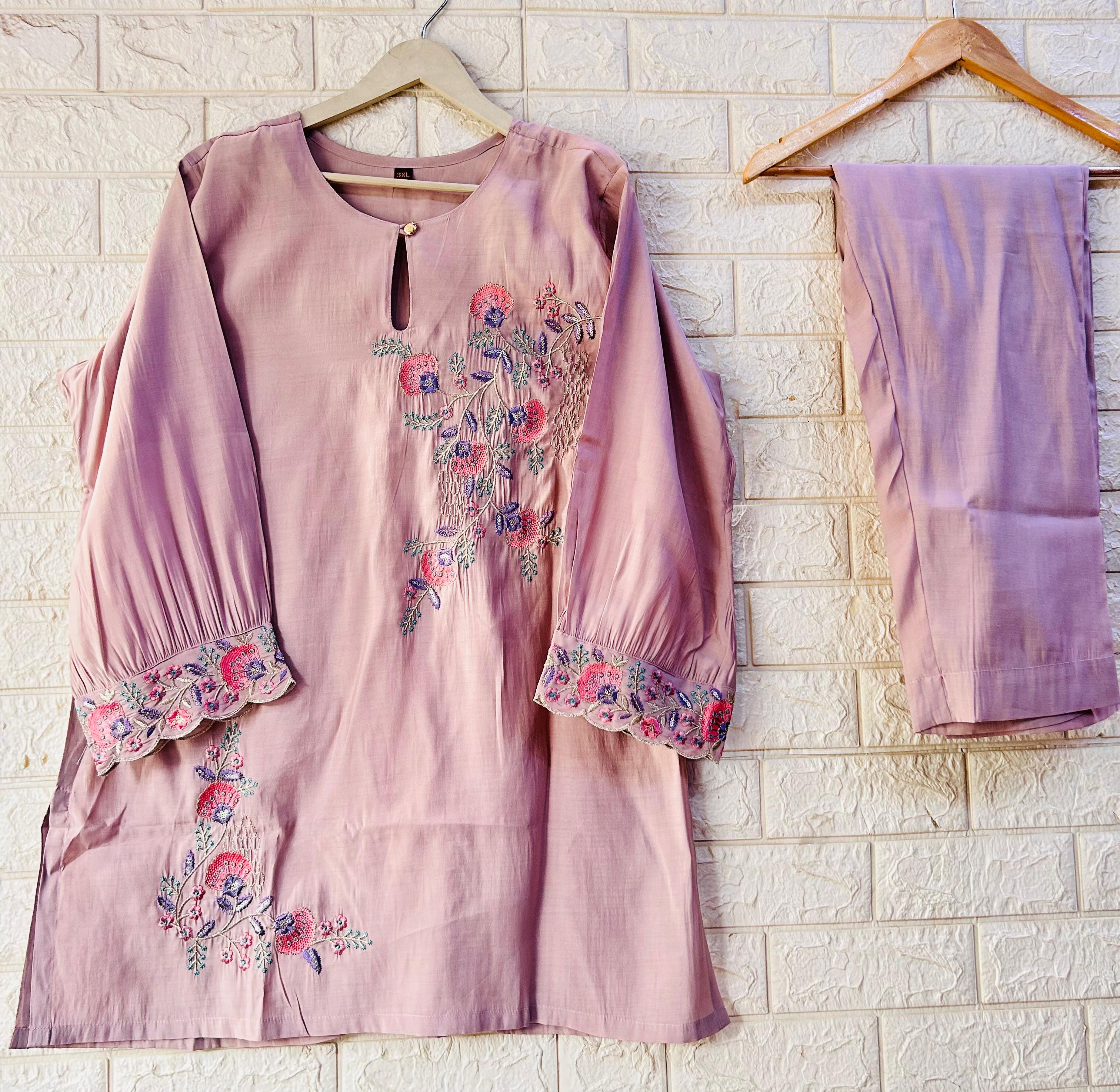 EMBROIDERY WORK CO-ORD SET