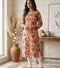 V NECK LONG KURTI