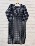V neck long kurtis