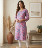 V NECK LONG KURTI