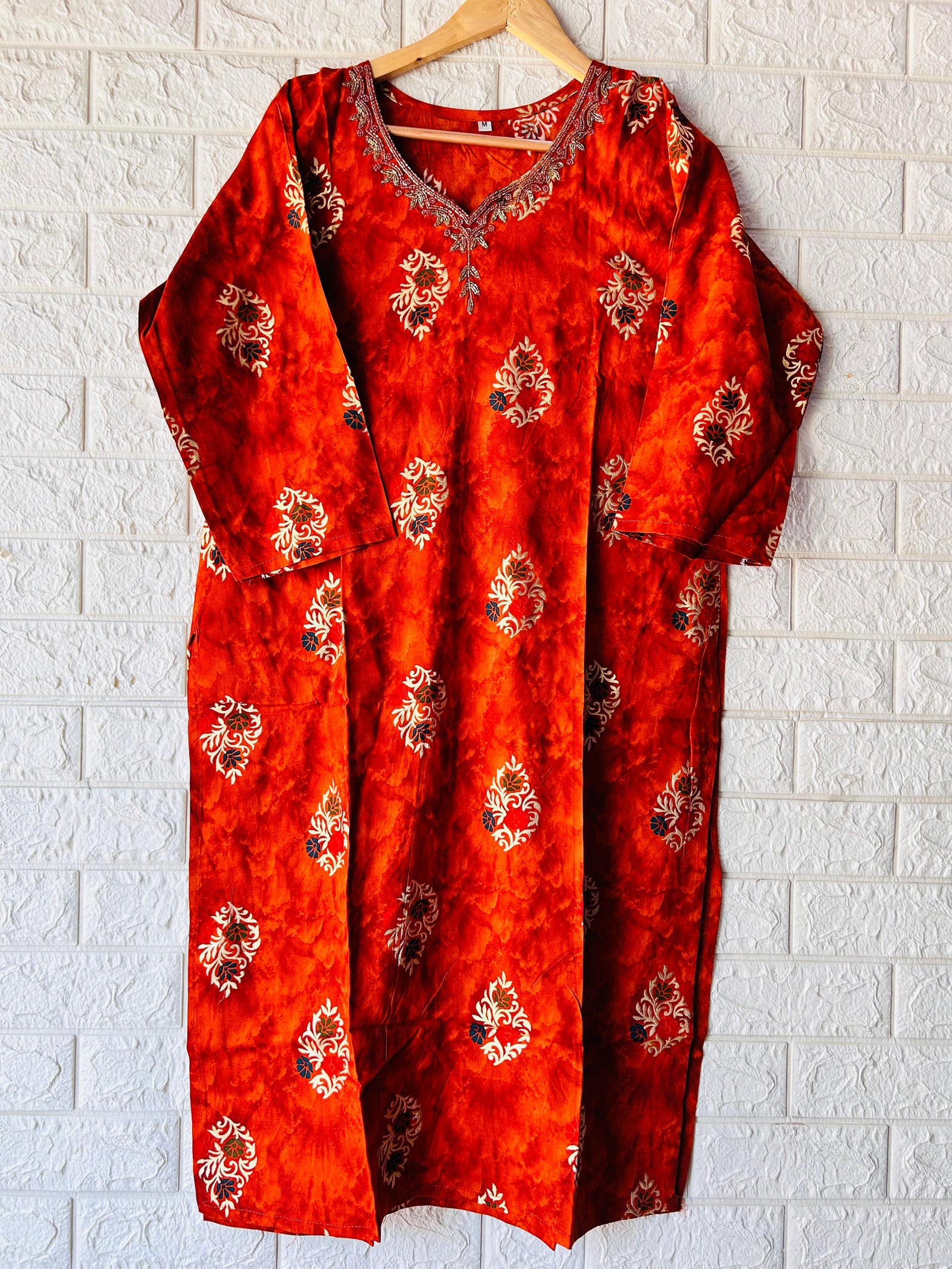 EMBROIDERY WORK  LONG KURTI