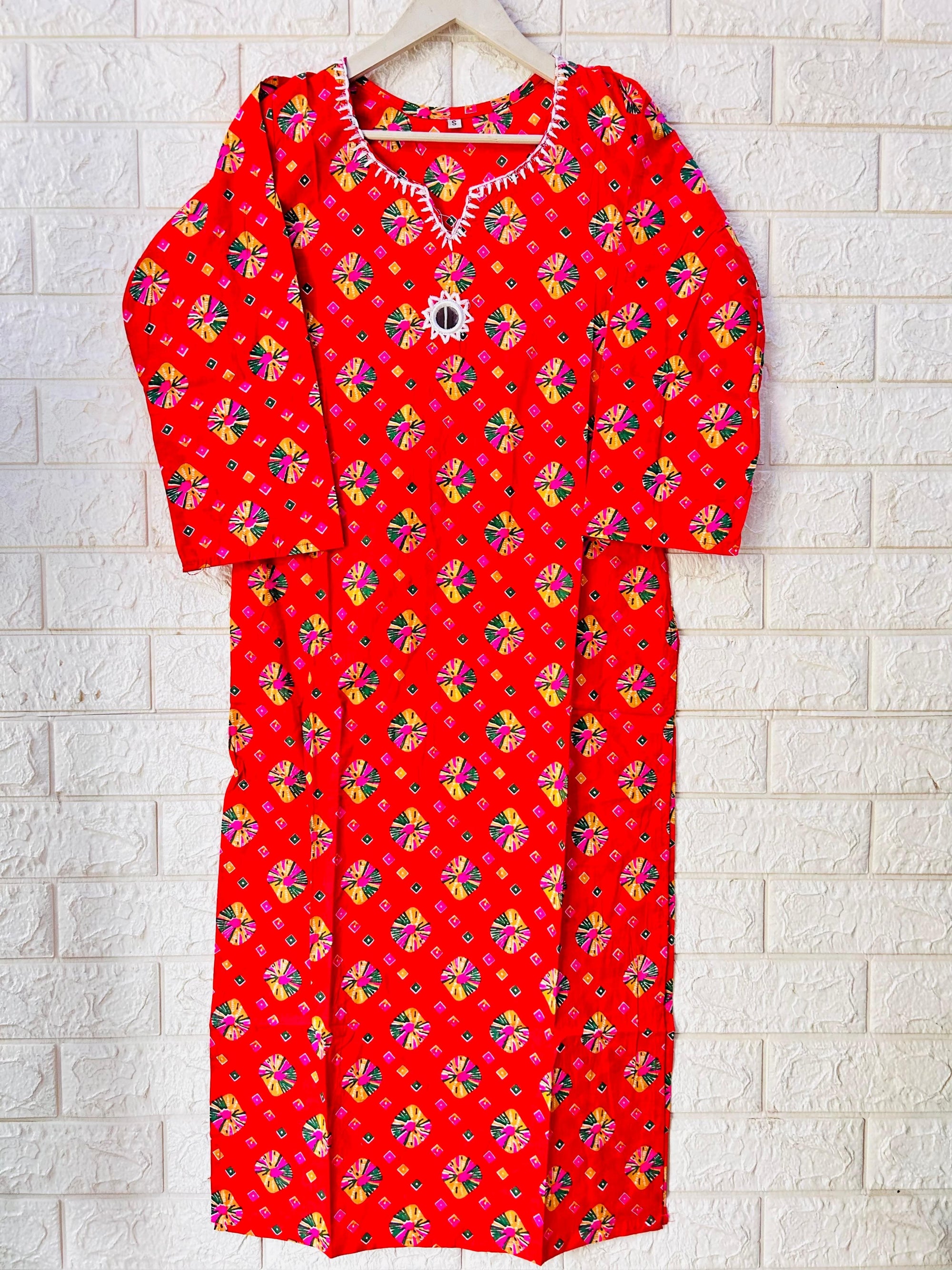 MIRRORWORK LONG KURTI