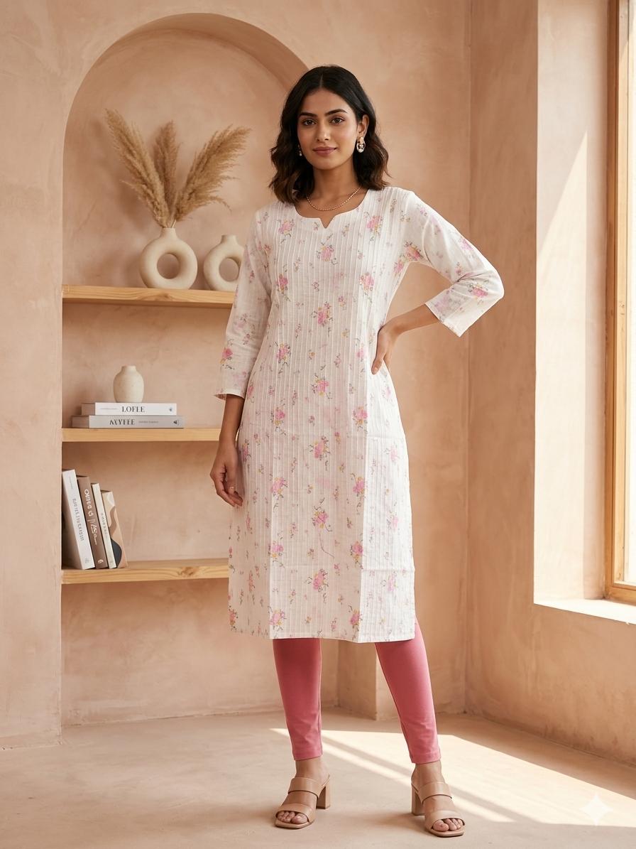 PLEATED LONG KURTI