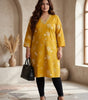 V NECK LONG KURTI