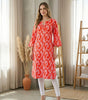 FLORAL PEAR WORK KURTI