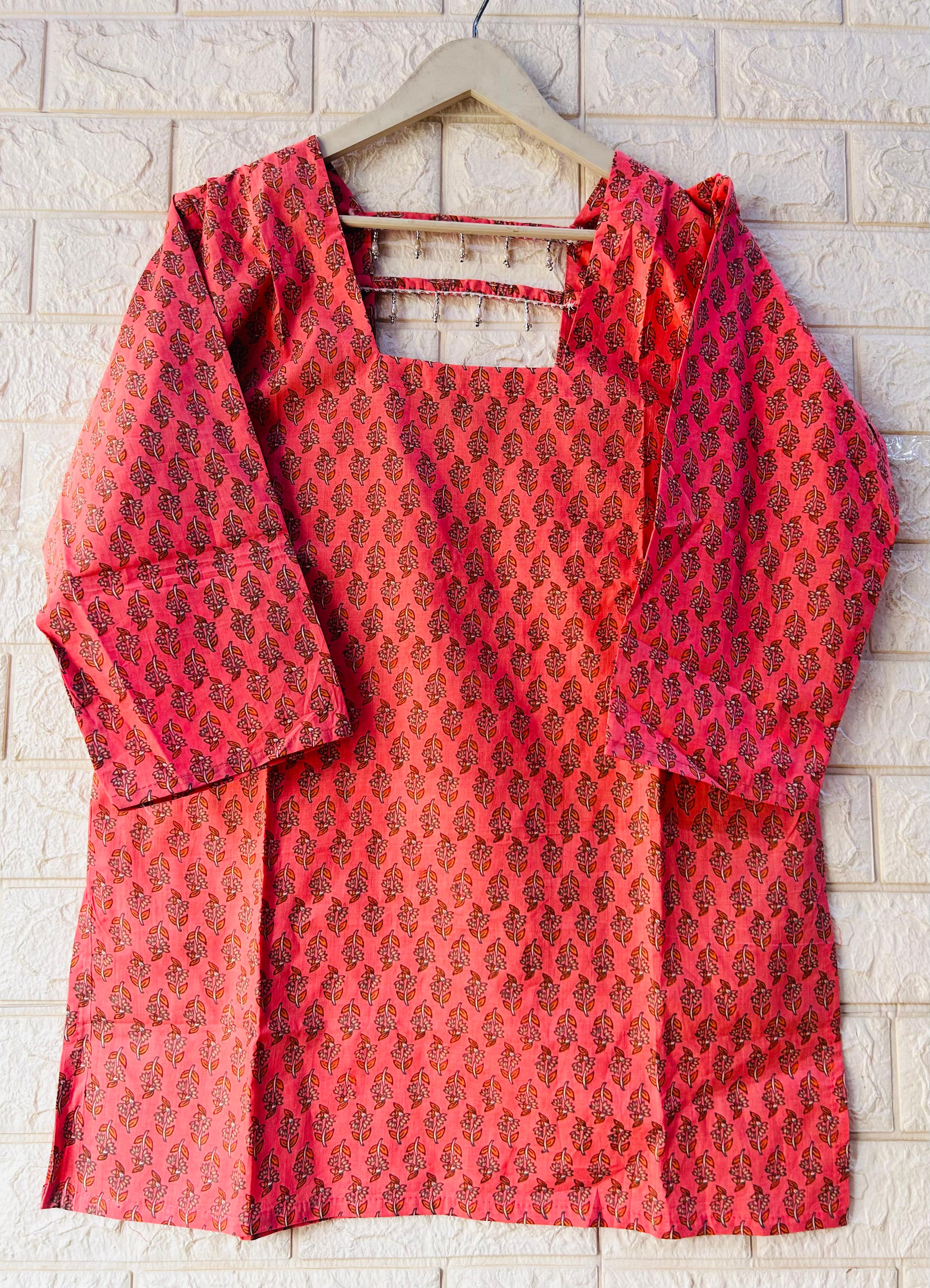 CHORAS NECK SHORT KURTIS