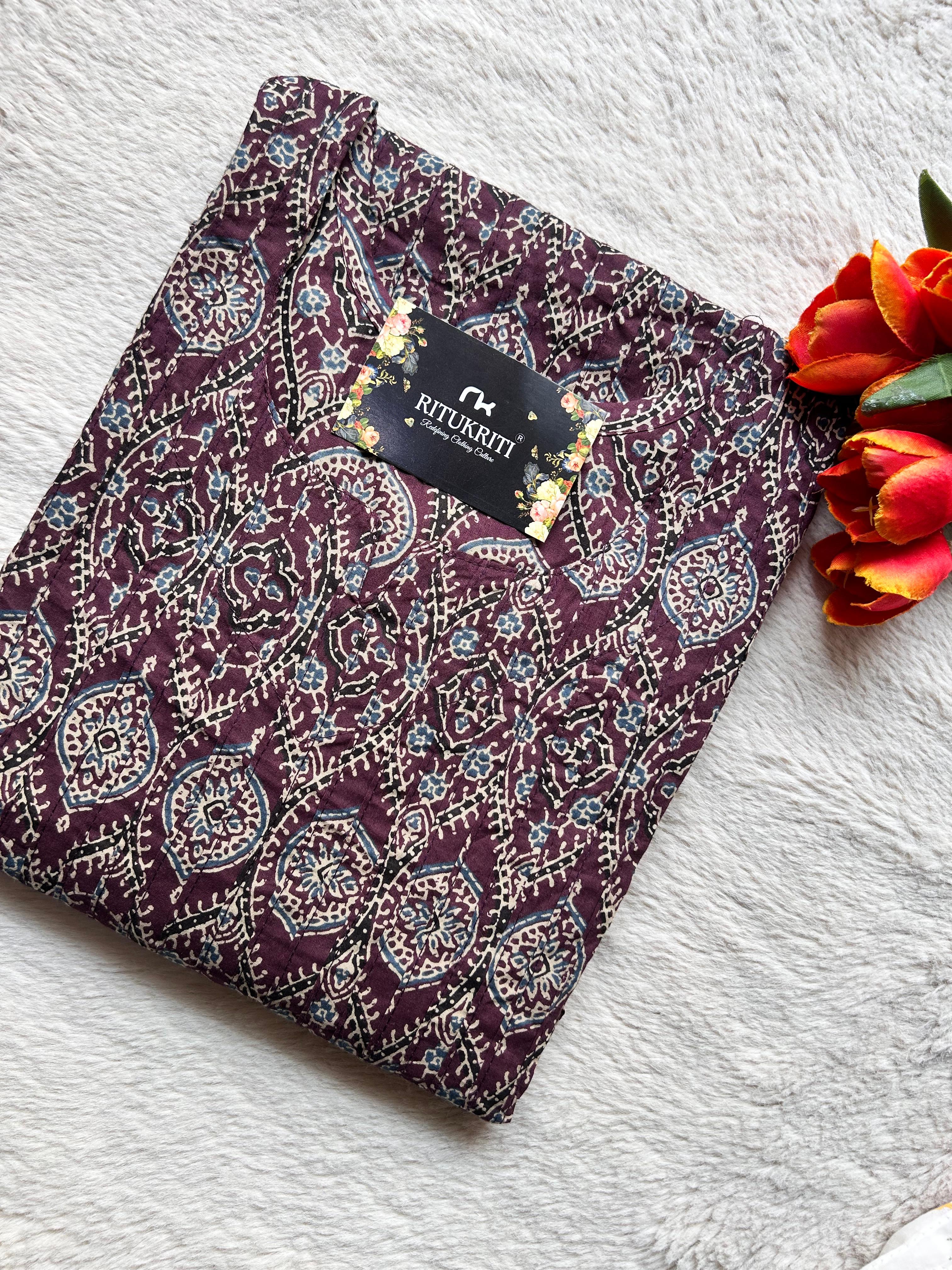PLEATED LONG KURTI
