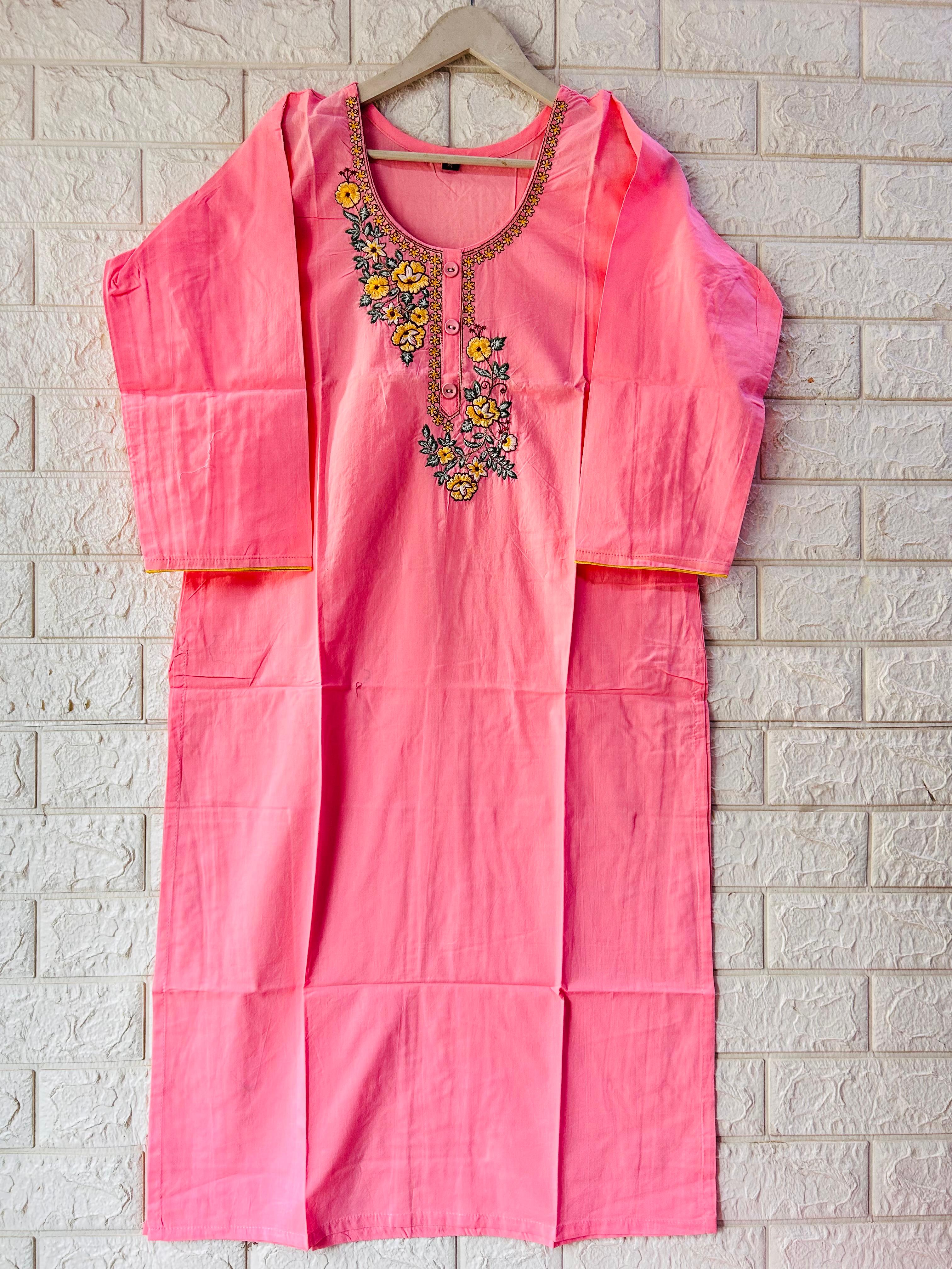EMBROIDERY WORK KURTI