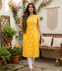 V NECK LONG KURTI