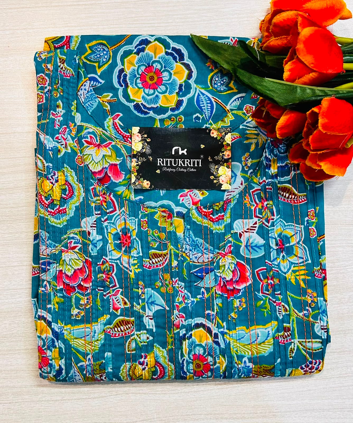 THREADWORK LONG KURTI