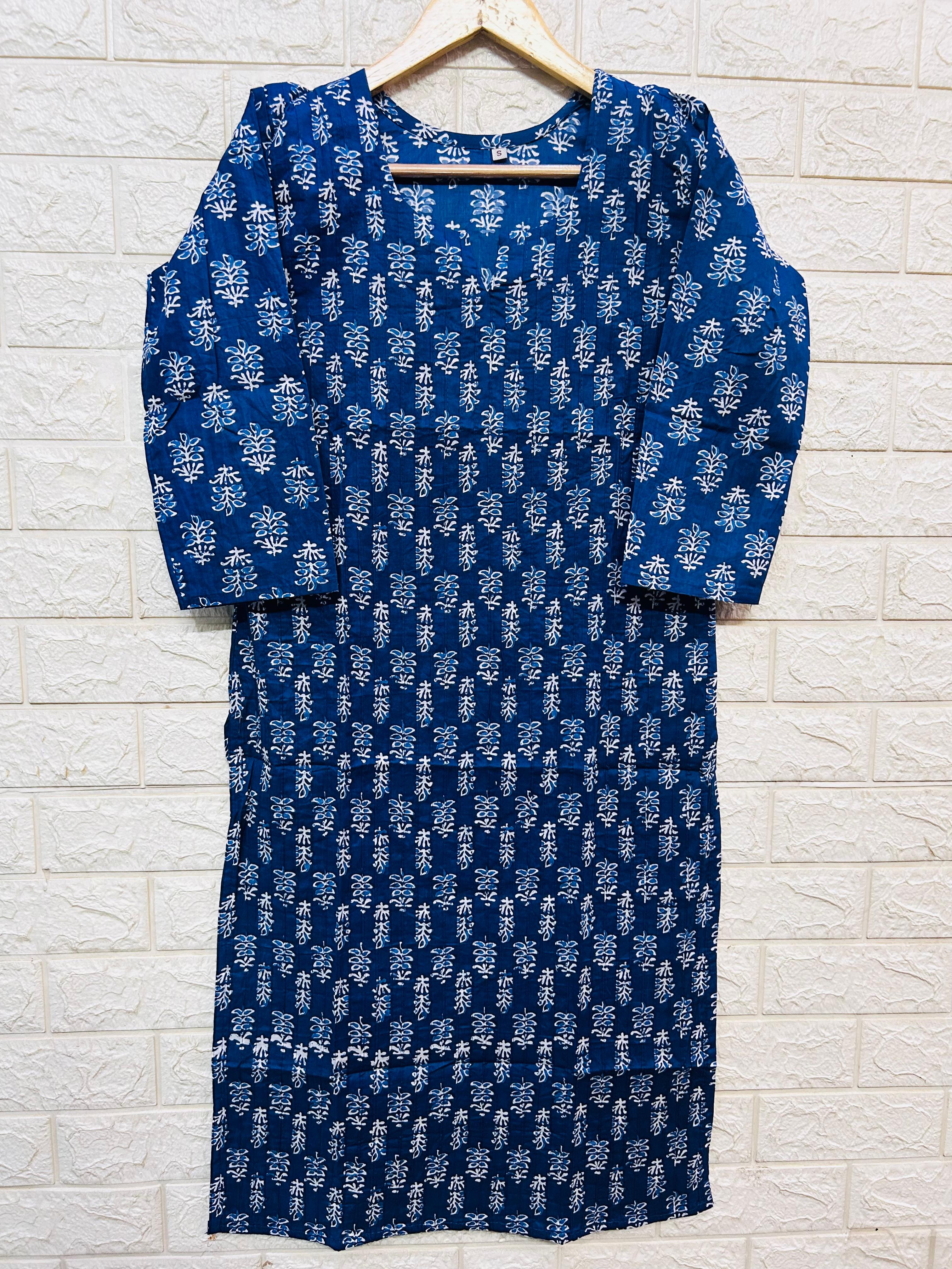 PLATED WORK LONG KURTI