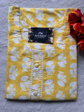 U NECK LONG KURTI