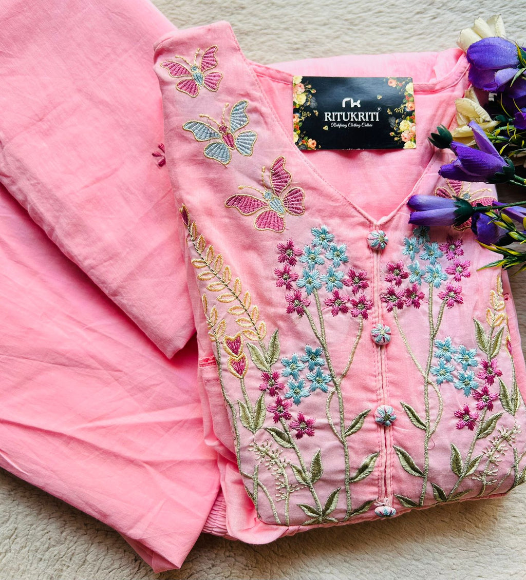 MUL MUL COTTON FROCK STYLE