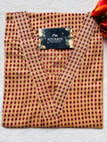 V NECK LONG KURTI