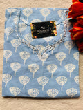 V NECK LONG KURTI