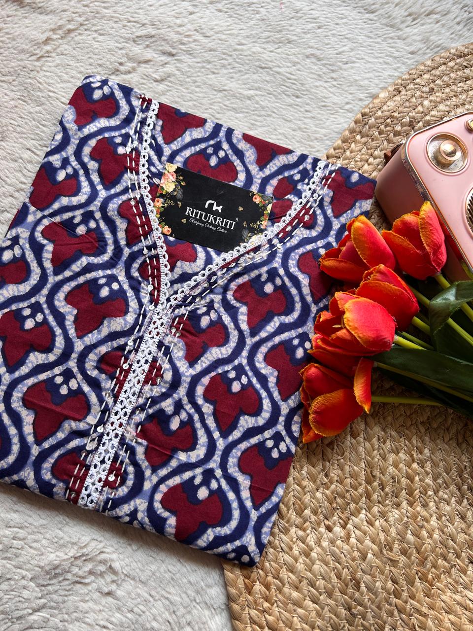 EMBELLISHED LONG KURTI