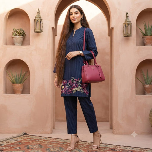 EMBROIDERY WORK CO-ORD SET