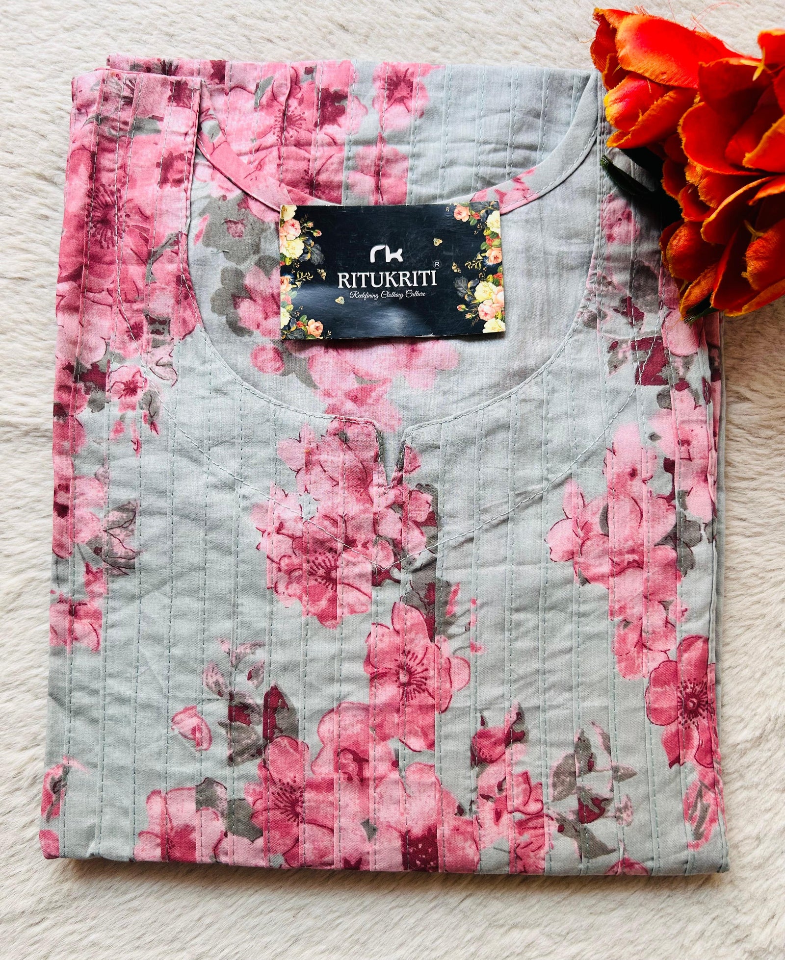 PLEATED LONG KURTI