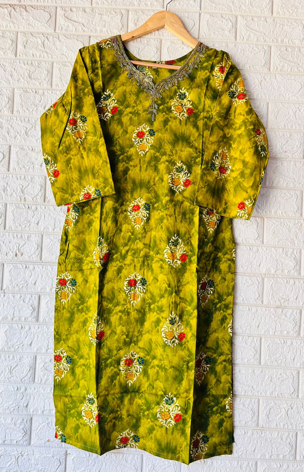 EMBROIDERY WORK  LONG KURTI