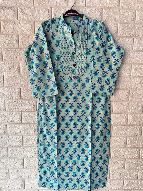 Coral long kurti