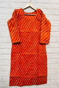 PLATED WORK LONG KURTI