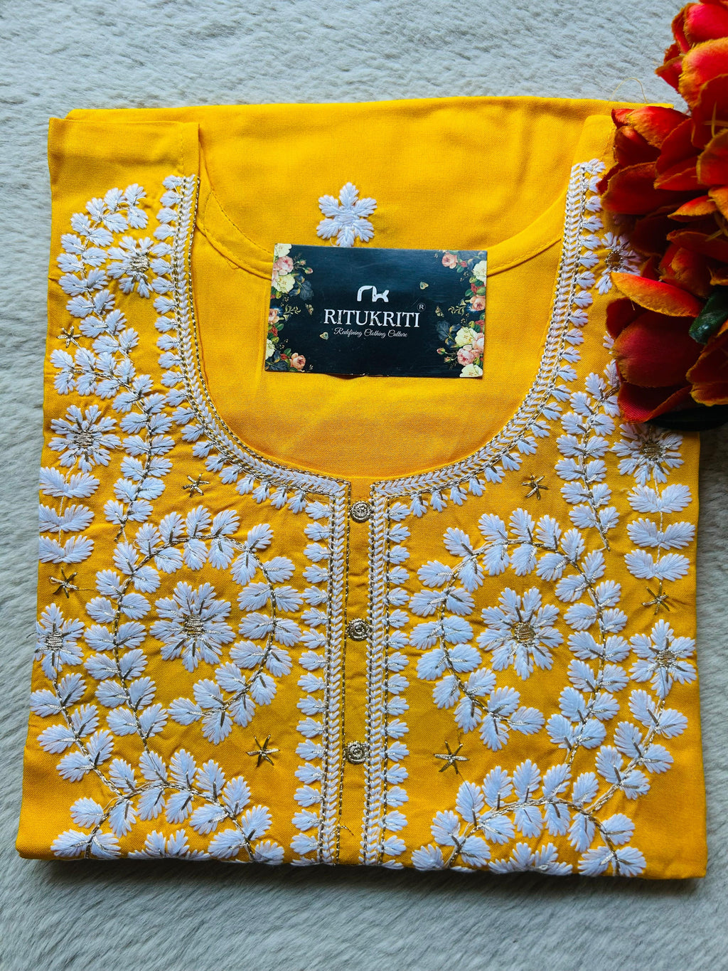 LUCKNAVI DESIGN LONG KURTI