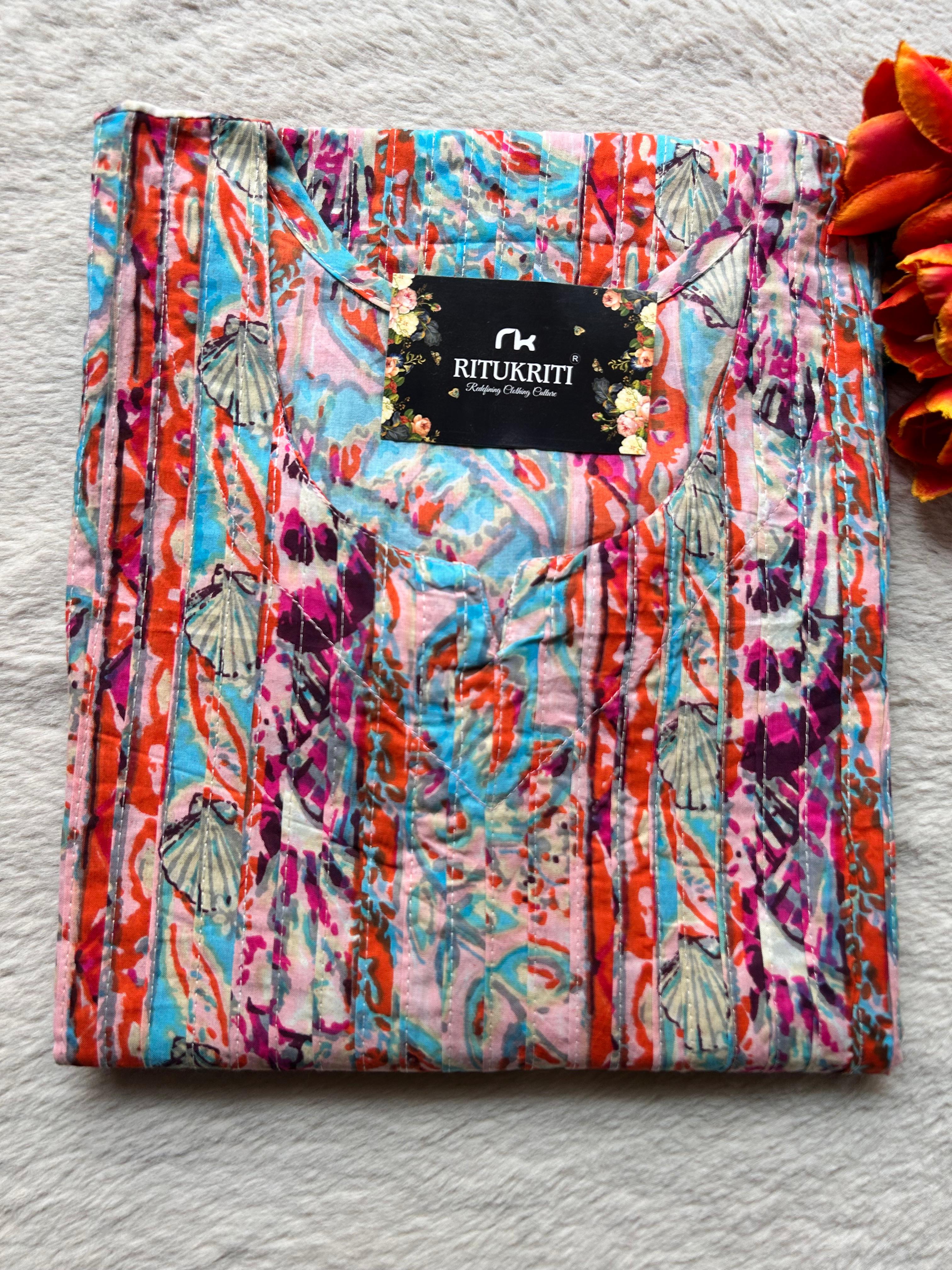 PLEATED LONG KURTI