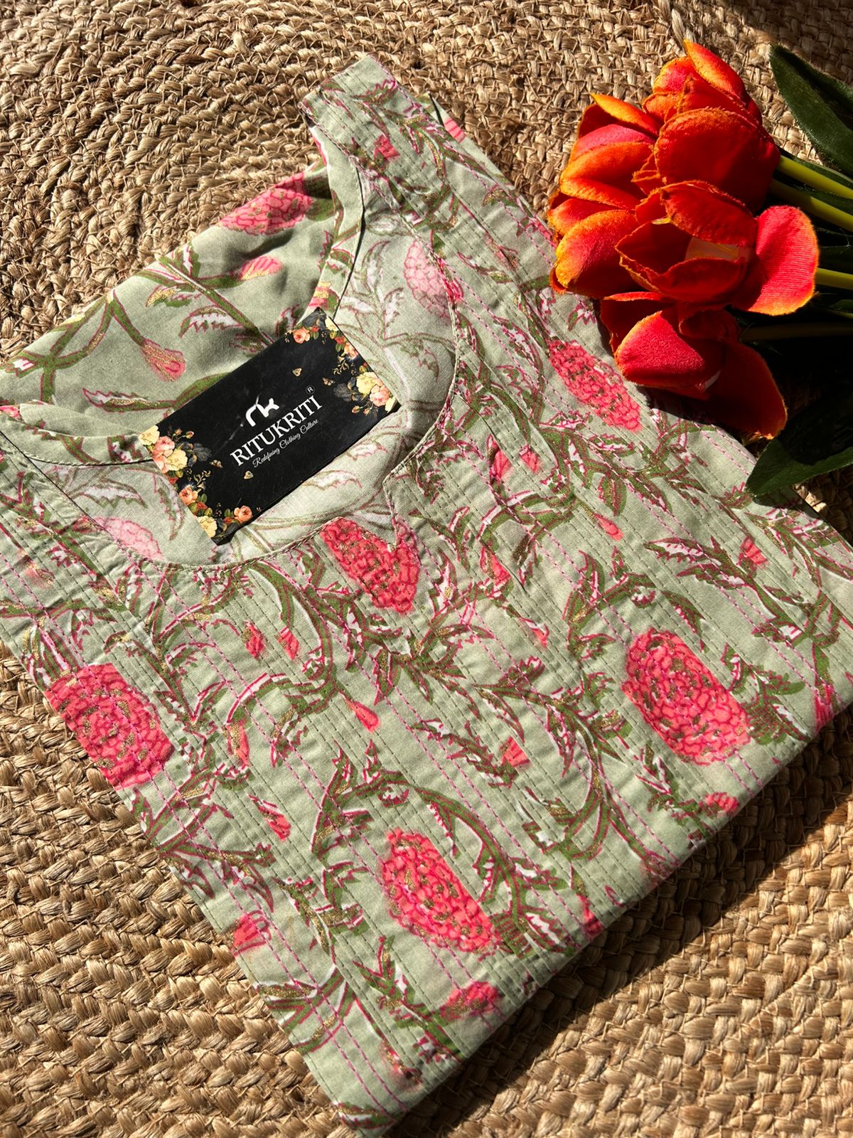 THREADWORK LONG KURTI