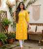 V NECK LONG KURTI