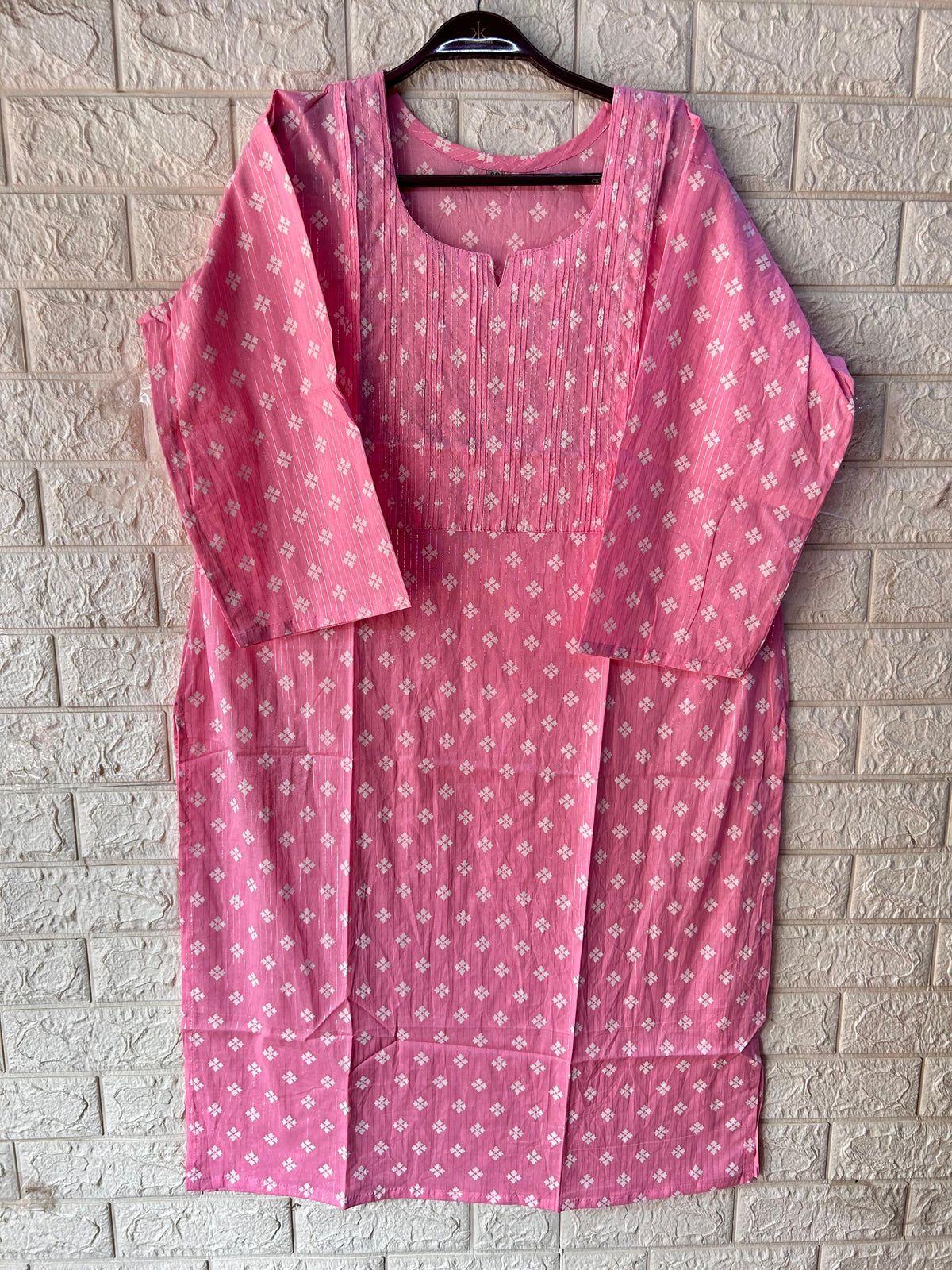 Thread work long kurtis
