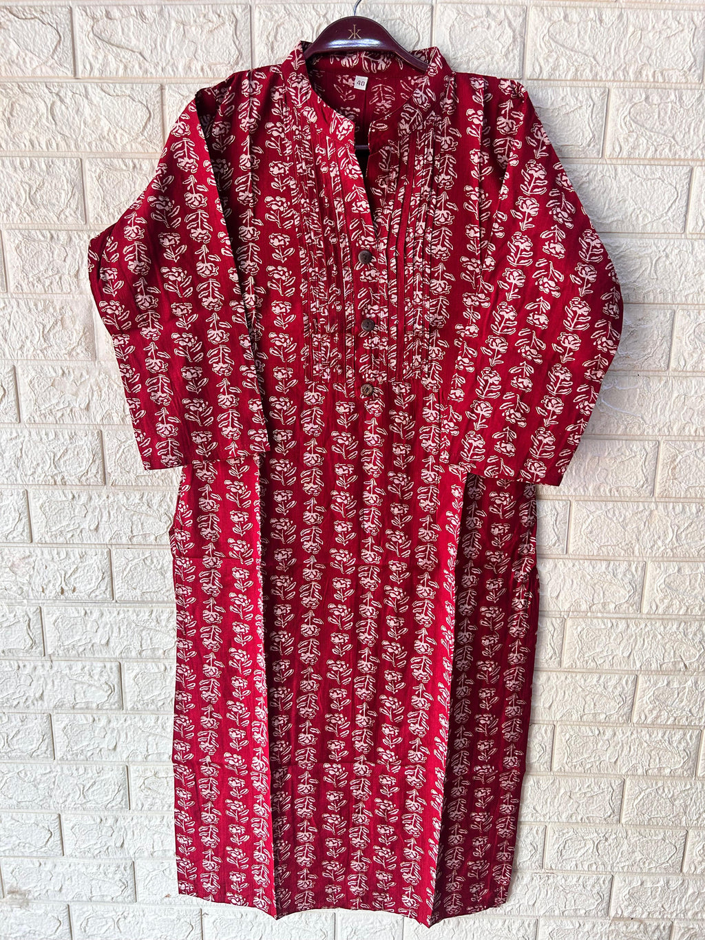 Coral long kurti