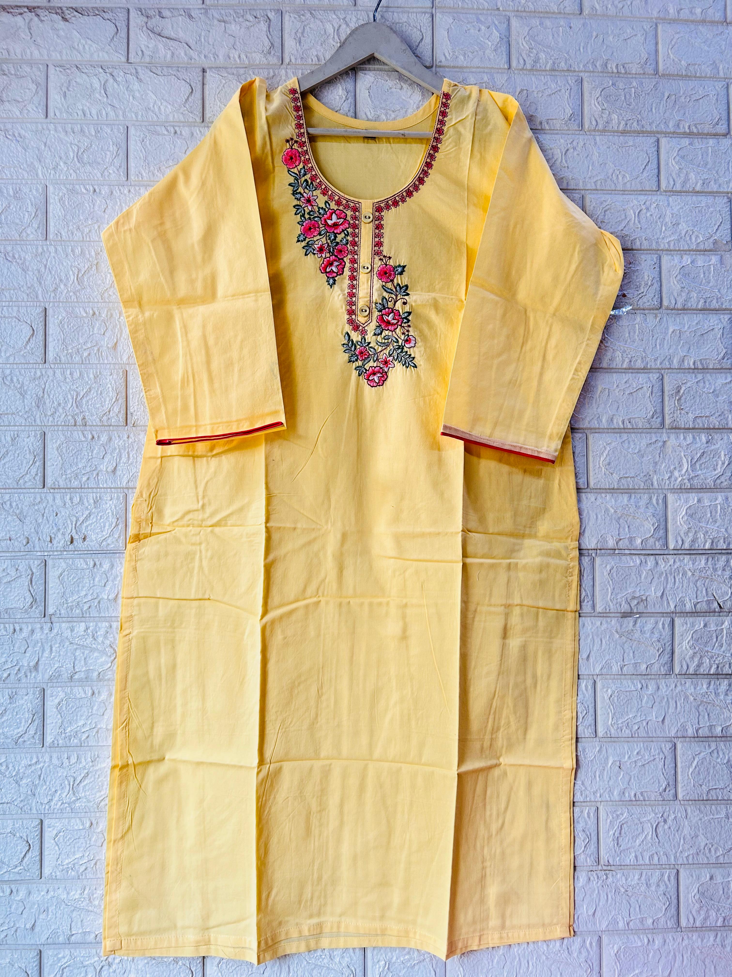EMBROIDERY WORK KURTI